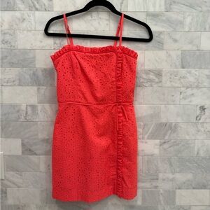 Lilly Pulitzer Coral Eyelet Dress